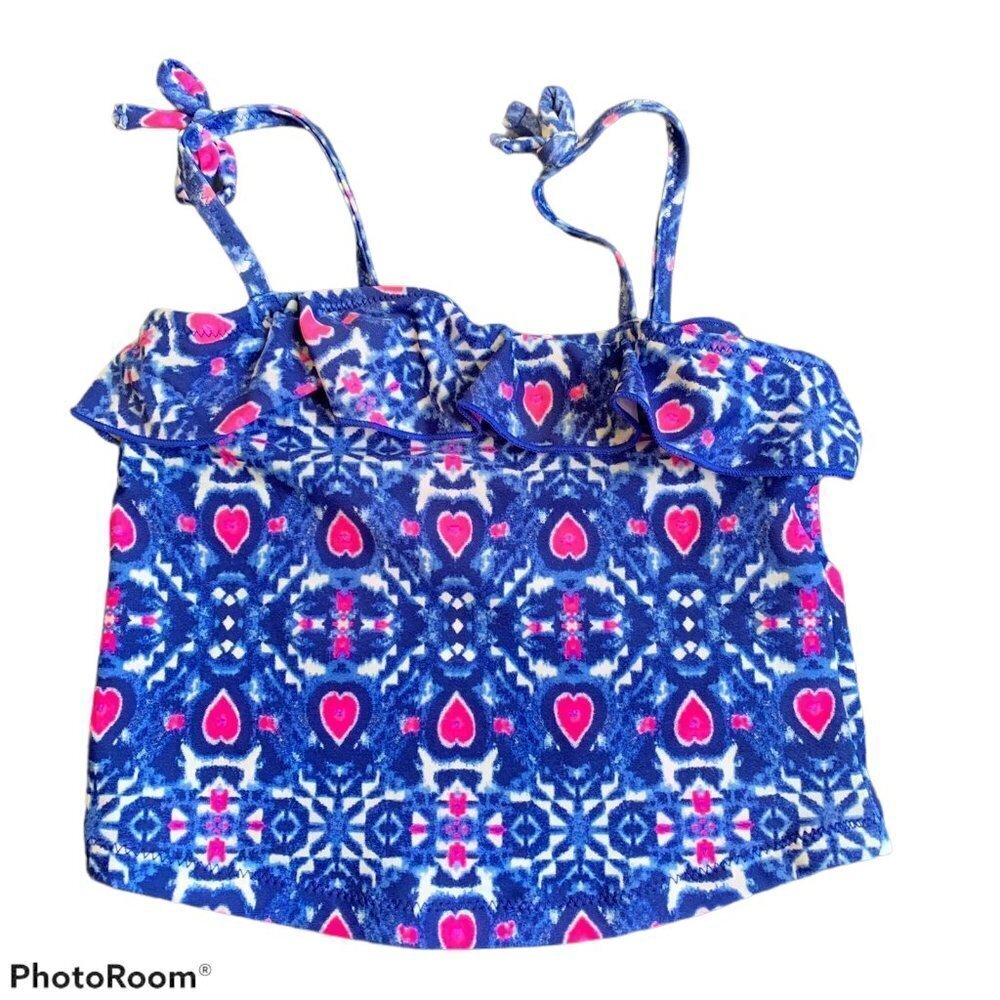 Oshkosh Girls' Swim Tankini with Hearts - 3T